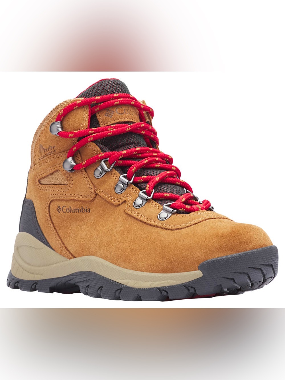 LIKE NEW COLUMBIA NEWTON RIDGE AMPED WATERPROOF HIKING BOOTS SIZE 10 SUEDE